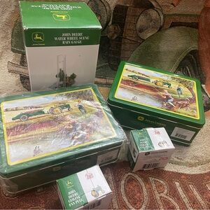 John Deere Bundle Turtle Trouble Lunchboxes Rain Guage Ceiling Fan Pulls NEW